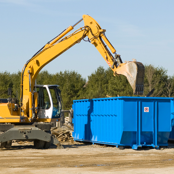 can i choose the location where the residential dumpster will be placed in Funston